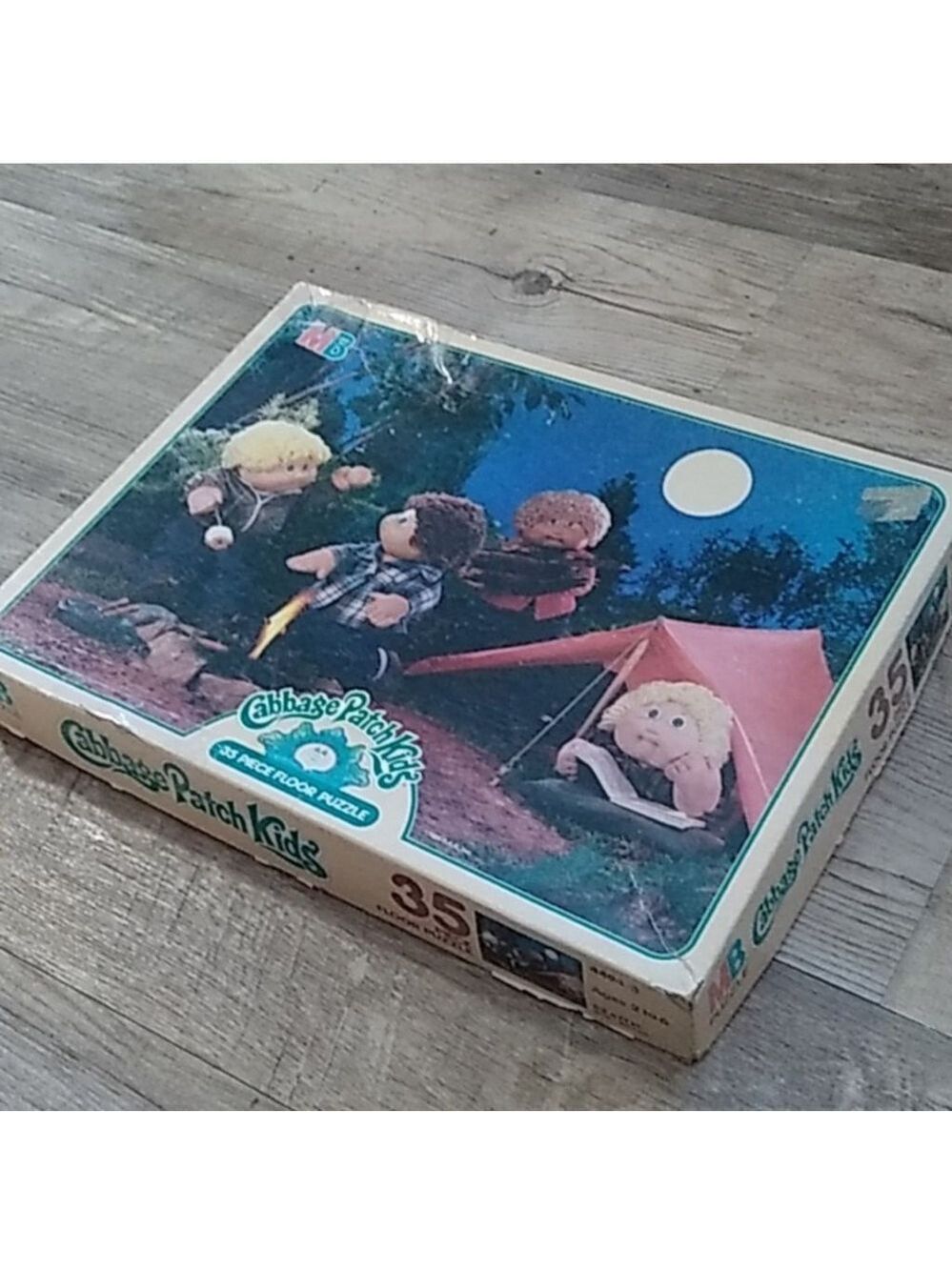 1984 Cabbage Patch Kids Floor Puzzle 35 Pieces Vintage